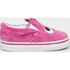 Vans - Tenisówki. Czerwone trampki dziewczęce Vans, bez wzorów, z gumy, bez zapięcia. W wyprzedaży za 79,90 zł.