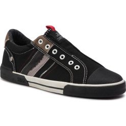 Trampki S.OLIVER - 5-14603-22 Black 001. Czarne półbuty męskie S.Oliver, bez wzorów, z gumy, bez zapięcia. W wyprzedaży za 119,00 zł.