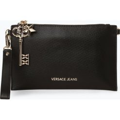 Versace Jeans - Kopertówka damska, czarny. Czarne kopertówki damskie Versace Jeans, bez wzorów, z jeansu, na ramię, bez dodatków. Za 469,95 zł.