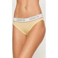 Levi's - Figi. Żółte majtki damskie Levi's®, s, z nadrukiem, z elastanu. Za 49,90 zł.
