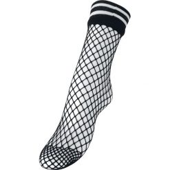 Pamela Mann Striped Welted Fishnet Ankle Sock Skarpetki czarny/biały. Białe skarpetki damskie Pamela Mann. Za 17,90 zł.