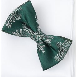 Mucha xmas zielony 201. Zielone muszki męskie Recman, bez wzorów. Za 49,00 zł.