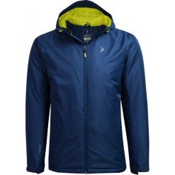 Kurtka narciarska męska KUMN600 - denim - Outhorn. Pomarańczowe kurtki męskie Outhorn, m, bez wzorów, z denimu, bez kaptura, narciarskie. W wyprzedaży za 129,99 zł.