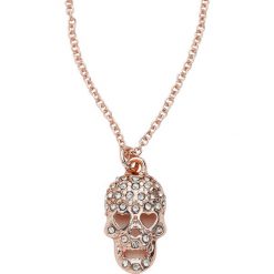 Naszyjniki damskie: Blackheart Skull Naszyjnik złoty