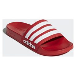 Chodaki męskie: Adidas Klapki męskie Adilette Shower czerwone r. 40 1/2 (AQ1705)