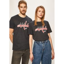 47brand - T-shirt. Niebieskie bluzki damskie 47brand, s, z nadrukiem, z bawełny, casualowe, z okrągłym kołnierzem, z krótkim rękawem. W wyprzedaży za 99,90 zł.