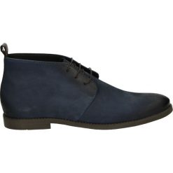Botki męskie - 3565 NAB BLU. Czarne botki męskie Venezia, z nubiku. Za 199,00 zł.