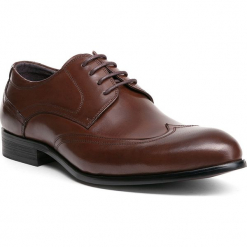 Buty męskie 84-M-906-4. Brązowe buty wizytowe męskie Wittchen, z syntetyku. Za 229,00 zł.