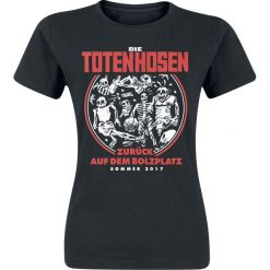 Bluzki asymetryczne: Die Toten Hosen Zurück auf dem Bolzplatz Koszulka damska czarny