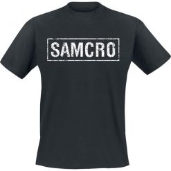 Sons Of Anarchy Samcro Banner T-Shirt czarny. Czarne t-shirty męskie marki Sons Of Anarchy, xl, z nadrukiem, z okrągłym kołnierzem. Za 89,90 zł.