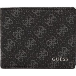 Guess Jeans - Portfel. Czarne portfele męskie marki Guess Jeans, z aplikacjami, z poliesteru. Za 349,90 zł.