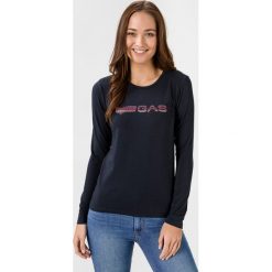 GAS Girl Koszulka Niebieski. Niebieskie koszulki damskie Gas, m, z aplikacjami, z elastanu, bez kołnierzyka. Za 204,95 zł.