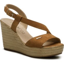 Sandały LASOCKI - 9493-03 Brązowy. Pomarańczowe klapki damskie Lasocki, bez wzorów, ze skóry, bez obcasa, na obcasie. Za 149,99 zł.