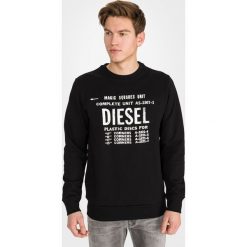 Diesel S-Gir-B5 Bluza Czarny. Czarne bluzy męskie Diesel, s, z nadrukiem, z bawełny, bez kołnierzyka, bez rękawów, bez kaptura. Za 390,95 zł.