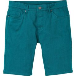Bermudy ze stretchem Regular Fit bonprix kobaltowo-turkusowy. Niebieskie spodenki i szorty męskie bonprix, m, bez wzorów. Za 84,99 zł.