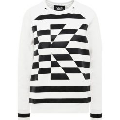 Bluzy rozpinane damskie: KARL LAGERFELD STRIPE Bluza black/white