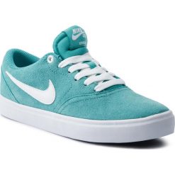Tenisówki NIKE - Sb Check Solar BQ3240 300 Cabana/ White Black. Niebieskie półbuty damskie Nike, bez wzorów, ze skóry, bez zapięcia. Za 249,00 zł.