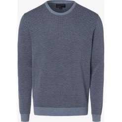 Nils Sundström - Sweter męski, niebieski. Niebieskie swetry męskie Nils Sundström, m, bez wzorów, z bawełny, bez kołnierzyka, bez kaptura. Za 129,95 zł.