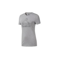 T-shirty z krótkim rękawem Reebok Sport Koszulka Graphic Series Crew. Szare bluzki sportowe damskie Reebok Sport, s, bez wzorów, bez kołnierzyka, z krótkim rękawem, krótkie, bez kaptura. Za 69,95 zł.