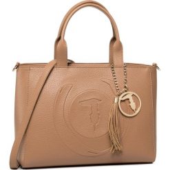 Torebka TRUSSARDI JEANS - Faith Shopper Md 75B00844 W110. Pomarańczowe torby damskie na zakupy Trussardi Jeans, bez wzorów, z jeansu, klasyczne, bez dodatków. Za 599,00 zł.