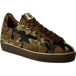 Tenisówki HÖGL - 4-110327 Olive 5500. Zielone półbuty damskie HÖGL, bez wzorów, ze skóry, bez obcasa, na płaskiej podeszwie, bez zapięcia. W wyprzedaży za 529,00 zł.