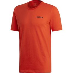 MĘSKA KOSZULKA ADIDAS PLAIN TEE LOGO (L). Czerwone koszulki męskie Adidas, m, bez wzorów, z bawełny, sportowe, z kontrastowym kołnierzykiem, z krótkim rękawem, krótkie. W wyprzedaży za 62,99 zł.