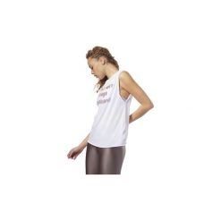 Topy na ramiączkach / T-shirty bez rękawów Reebok Sport Top Boxy. Białe topy damskie marki Reebok Sport, s. Za 119,00 zł.