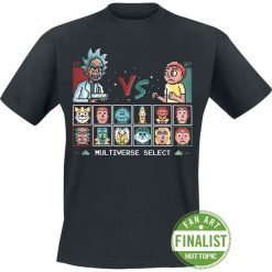 T-shirty męskie: Rick And Morty Mulltiverse Select T-Shirt czarny
