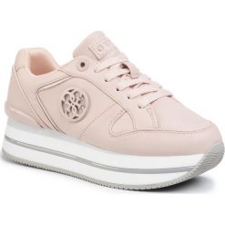 Sneakersy GUESS - Dealia FL5DEA ELE12 BLUSH. Różowe półbuty damskie Guess, ze skóry ekologicznej. Za 559,00 zł.