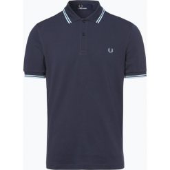 Fred Perry - Męska koszulka polo, niebieski. Niebieskie koszulki męskie Fred Perry, s, bez wzorów, z bawełny, klasyczne, polo, z krótkim rękawem, krótkie. Za 279,95 zł.