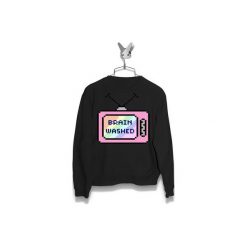 Bluza Brain Washed Męska. Czarne bluzy damskie Failfake, s, bez wzorów, bez kołnierzyka, bez rękawów, bez kaptura. Za 170,00 zł.