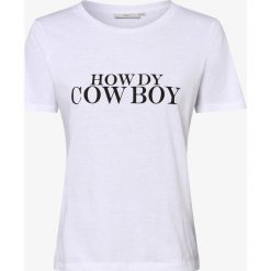 Minimum - T-shirt damski – Kimma, biały. Białe t-shirty damskie Minimum, xs, bez wzorów, bez kołnierzyka. Za 159,95 zł.