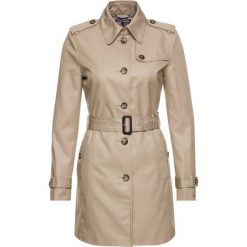 Trencz TOMMY HILFIGER Heritage Single Brea WW0WW11799. Brązowe płaszcze damskie TOMMY HILFIGER, m, bez wzorów, z bawełny. W wyprzedaży za 919,00 zł.