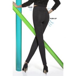 Mid-Kompresyjne legginsyGinger z efektem Push-Up. Szare rajstopy damskie wyszczuplające marki Basbleu, z gumy. Za 105,99 zł.