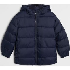 Mango Kids - Kurtka dziecięca America7 110-164 cm. Żółte kurtki chłopięce Mango Kids, bez wzorów, z poliesteru, krótkie, z kapturem. Za 99,90 zł.