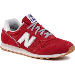 Sneakersy NEW BALANCE - ML373DE2 Czerwony. Czerwone sneakersy męskie New Balance, bez wzorów, z zamszu, klasyczne, bez zapięcia. W wyprzedaży za 289,00 zł.
