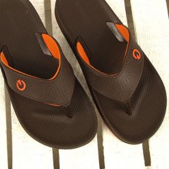 Klapki męskie: Brązowe japonki męskie CARTAGO SIENA THONG AD 11081