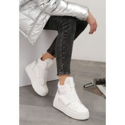 Białe Sneakersy Xevera. Białe buty sportowe damskie Born2be, bez wzorów, sportowe. Za 139,99 zł.