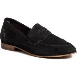Lordsy NESSI - 20703 Czarny W. Czarne półbuty damskie Nessi, na co dzień, bez wzorów, ze skóry, bez obcasa, na obcasie, bez zapięcia. Za 269,00 zł.