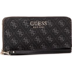 Duży Portfel Damski GUESS - Lorenna (SG) Slg SWSG76 71460 COA. Czarne portfele damskie Guess, z aplikacjami, ze skóry ekologicznej. Za 289,00 zł.
