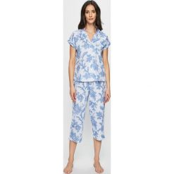 Lauren Ralph Lauren - Piżama. Niebieskie piżamy damskie Lauren Ralph Lauren, l, bez wzorów, z bawełny, bez rękawów. W wyprzedaży za 269,90 zł.