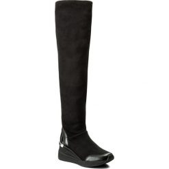 Muszkieterki MICHAEL KORS - Ace Stretch High 43F7ACFB5S Black. Czarne buty zimowe damskie marki Michael Kors, z lakierowanej skóry, na obcasie. W wyprzedaży za 659,00 zł.