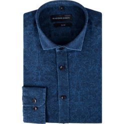 Koszula SIMONE KDNS000237. Koszule męskie Giacomo Conti, m, bez wzorów, z bawełny, eleganckie, z włoskim kołnierzykiem, bez rękawów. Za 229,00 zł.