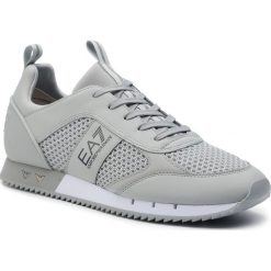 Sneakersy EA7 EMPORIO ARMANI - X8X027 XK050 B003 High Rise/Navy. Szare sneakersy męskie EA7 Emporio Armani, bez zapięcia. W wyprzedaży za 809,00 zł.