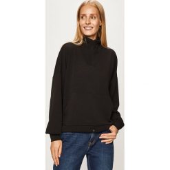 Vero Moda - Bluza. Fioletowe bluzy damskie Vero Moda, s, bez wzorów, z elastanu, z krótkim rękawem, krótkie, bez kaptura. W wyprzedaży za 119,90 zł.