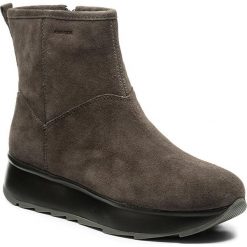 Botki GEOX - D Genry C D745TC 00022 C9002 Dk Grey. Szare botki damskie skórzane Geox, na zamek. W wyprzedaży za 359,00 zł.