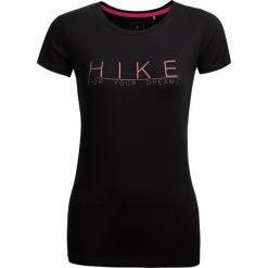 T-shirt damski TSD615 - głęboka czerń - Outhorn. Czarne koszulki damskie Outhorn, bez wzorów, z bawełny, bez kołnierzyka. W wyprzedaży za 29,99 zł.