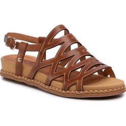 Sandały PIKOLINOS - W3F-0879 Brandy. Pomarańczowe klapki damskie Pikolinos, bez wzorów, ze skóry, bez obcasa. Za 429,00 zł.