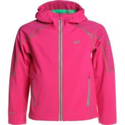 Regatta ACIDITY II Kurtka Softshell hotpk. Czerwone kurtki dziewczęce marki Regatta, z elastanu. Za 189,00 zł.