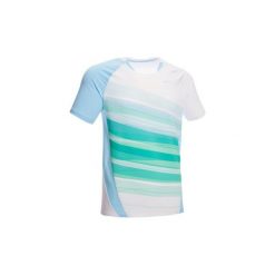 T-Shirt badminton 560 męski. Niebieskie t-shirty męskie PERFLY, xl, bez wzorów, z elastanu, bez kołnierzyka. Za 69,99 zł.